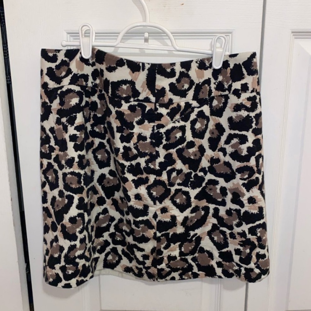 Cheetah mini skirt